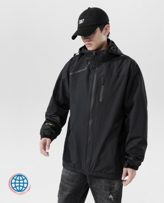 Rugged Terrain Jacket    Men's Autumn and Winter Fashion Students Increase Rambler Outdoor Leisure Korean Men's Sports Activewear Camping Korea Ramblers Outerwear Jackets for Man Trending in Black Rugged Terrain Jacket    Men's Autumn and Winter Fashion Students Increase Rambler Outdoor Leisure Korean Men's Sports Activewear Camping Korea Ramblers Outerwear Jackets for Man Trending in Black