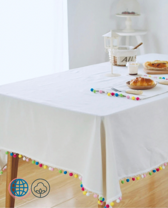 Cotton Tassle Tablecloth    White Table Cloth Rectangular Nordic Colorful Home Furniture Anti Dust Tables Cover Place Mat Holiday Decor Linen Dining Room Outdoor Trending Norway Tablecloths Covers Cotton Tassle Tablecloth    White Table Cloth Rectangular Nordic Colorful Home Furniture Anti Dust Tables Cover Place Mat Holiday Decor Linen Dining Room Outdoor Trending Norway Tablecloths Covers