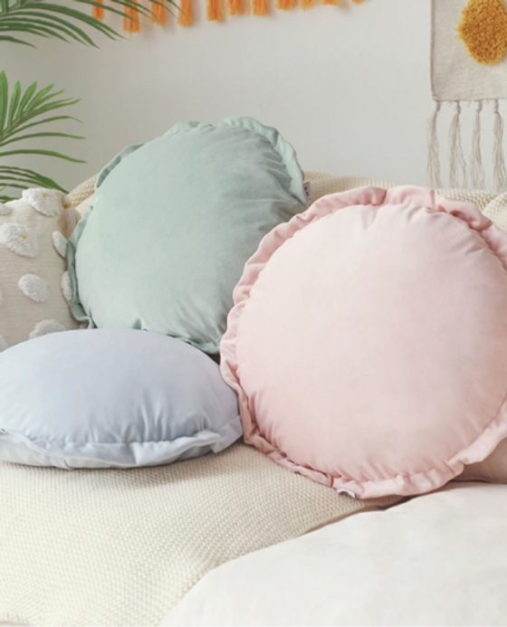 Round Velvet Pillow  Nordic Back Neck Rest Support Home Chair Padding Office Soft Morandi Colors Norway Room Decoration Trending Pillows Round Velvet Pillow  Nordic Back Neck Rest Support Home Chair Padding Office Soft Morandi Colors Norway Room Decoration Trending Pillows