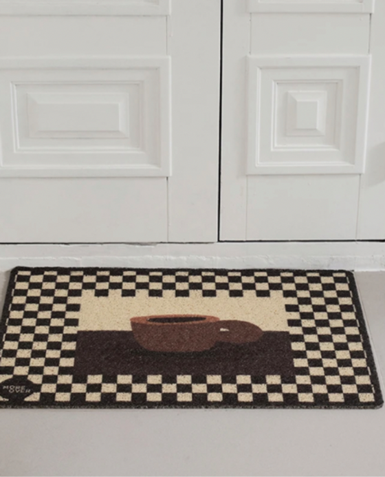 Chic Hallway Mat PVC Cuttable Coffee Vase Pattern Entrance Carpet Area Anti Dust Floor Pad Welcome Doormat Aesthetic Entranceway Foyer Trending Home Decor Mats Chic Hallway Mat PVC Cuttable Coffee Vase Pattern Entrance Carpet Area Anti Dust Floor Pad Welcome Doormat Aesthetic Entranceway Foyer Trending Home Decor Mats