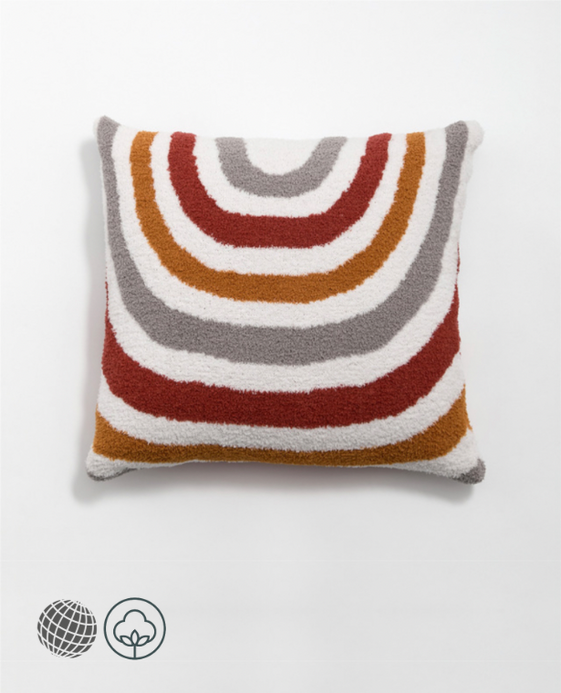 Tufted Rainbow Pillow Case Nordic Back Cushion Cover Pillowcase Geometric Rainbow Decorations for Home Office Studio Aesthetic Scandinavian Norway Covers Room Decor 45x45cm in White Red Gray / Grey Orange Tufted Rainbow Pillow Case Nordic Back Cushion Cover Pillowcase Geometric Rainbow Decorations for Home Office Studio Aesthetic Scandinavian Norway Covers Room Decor 45x45cm in White Red Gray / Grey Orange