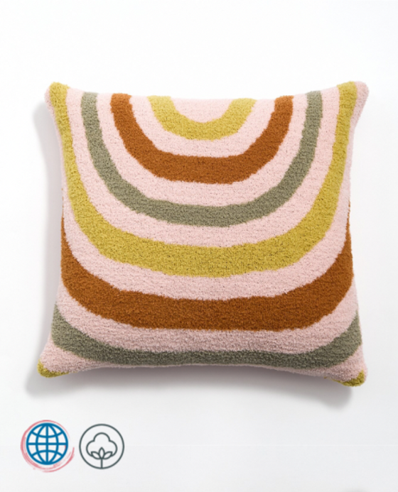 Rainbow Pillow Case Nordic Tufted Back Cushion Cover Pillowcase Decorations for Home Office Studio Aesthetic Scandinavian Norway Covers Room Decor 45x45cm in Trending Yellow Red Gray / Grey Orange Rainbow Pillow Case Nordic Tufted Back Cushion Cover Pillowcase Decorations for Home Office Studio Aesthetic Scandinavian Norway Covers Room Decor 45x45cm in Trending Yellow Red Gray / Grey Orange
