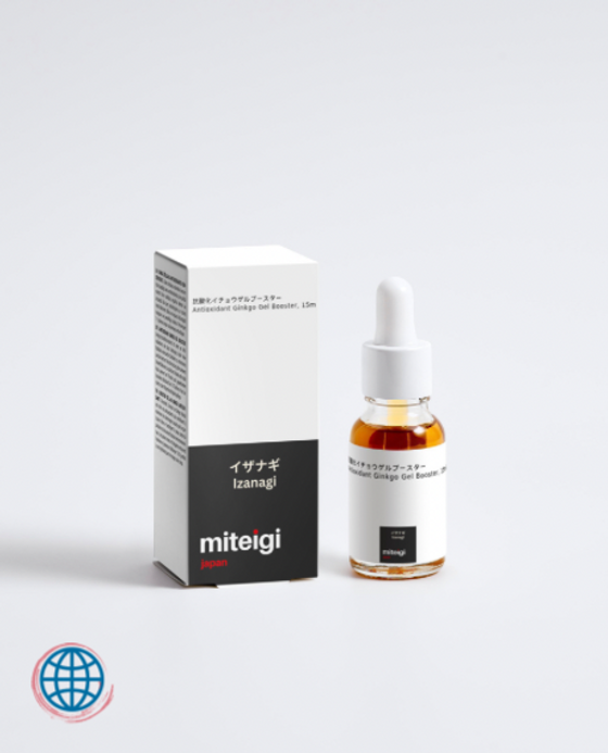 Antioxidant Ginkgo Gel Booster, 15ml Izanagi is high in antioxidants helping minimize free radicals damage, Dull and tired regains freshness and youthful looks Trending skincare by miteigi Antioxidant Ginkgo Gel Booster, 15ml Izanagi is high in antioxidants helping minimize free radicals damage, Dull and tired regains freshness and youthful looks Trending skincare by miteigi