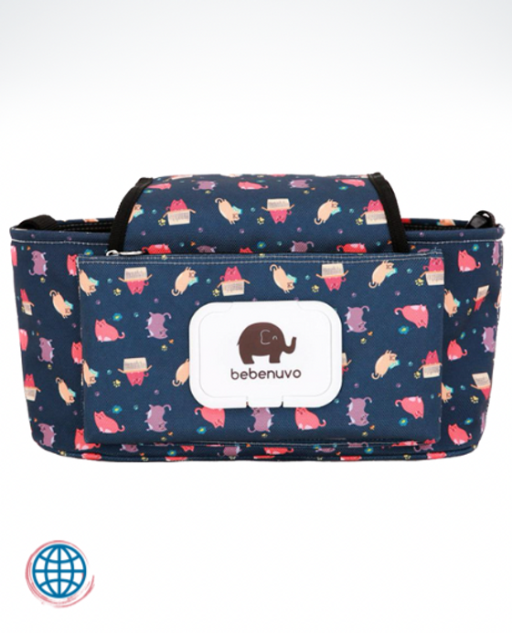 Stroller Baby Bag with Detachable Handbag Multifunctional Trolley Organizer Floral Print Pram Buggy Strollers Bags in cats Trending Unisex boys girls Stroller Baby Bag with Detachable Handbag Multifunctional Trolley Organizer Floral Print Pram Buggy Strollers Bags in cats Trending Unisex boys girls