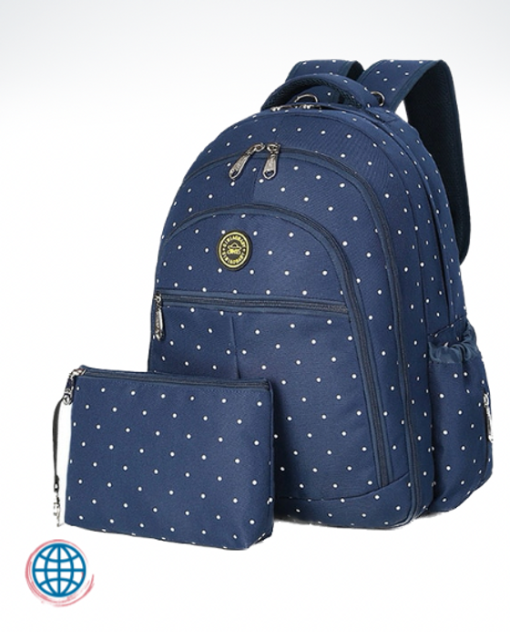 Multifunction Maternity Nursing Stroller Backpack Large Capacity Nappy Diaper Backpacks For Travel Multifunctional Bag Mother Mummy Mom Baby Bags in Trending Navy Blue Polka Dot Multifunction Maternity Nursing Stroller Backpack Large Capacity Nappy Diaper Backpacks For Travel Multifunctional Bag Mother Mummy Mom Baby Bags in Trending Navy Blue Polka Dot