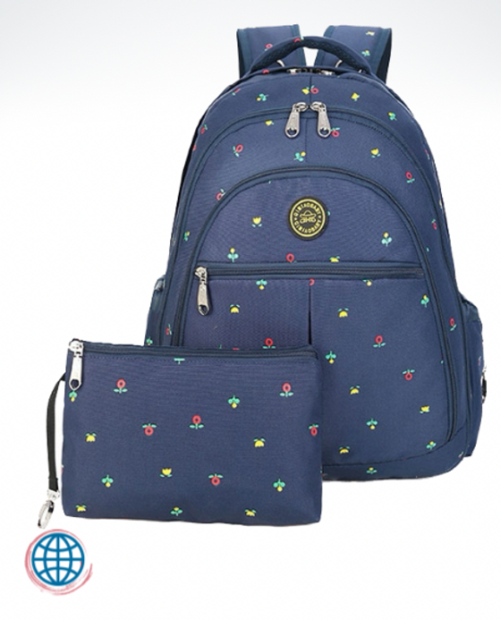Multi-Store Maternity Stroller Backpack Large Capacity Nursing Nappy Diaper Backpacks For Travel Multifunctional Bag Mother Mummy Mom Baby Bags in Trending Navy Blue Floral Flower Multi-Store Maternity Stroller Backpack Large Capacity Nursing Nappy Diaper Backpacks For Travel Multifunctional Bag Mother Mummy Mom Baby Bags in Trending Navy Blue Floral Flower