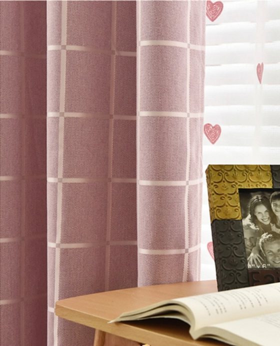Jacquard Blackout Curtain Japanese Square Pattern Room 75% Darkening Japan Curtains for Bedroom Living rooms Decorative Window Drapes in Trending Pink Jacquard Blackout Curtain Japanese Square Pattern Room 75% Darkening Japan Curtains for Bedroom Living rooms Decorative Window Drapes in Trending Pink