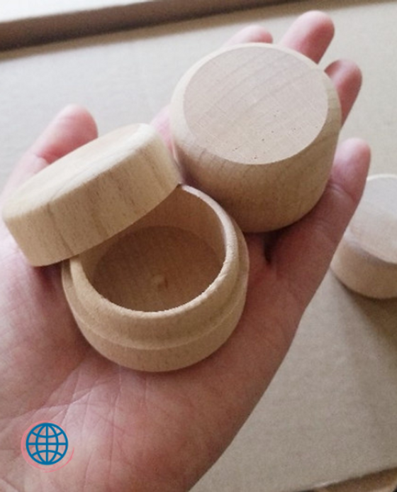 Wooden Storage Container 1-Piece  1pc Portable Vintage Small Round Wood Jewelry Candy Box Ring Earrings Case Containers Natural Trending Craft Cases Wooden Storage Container 1-Piece  1pc Portable Vintage Small Round Wood Jewelry Candy Box Ring Earrings Case Containers Natural Trending Craft Cases