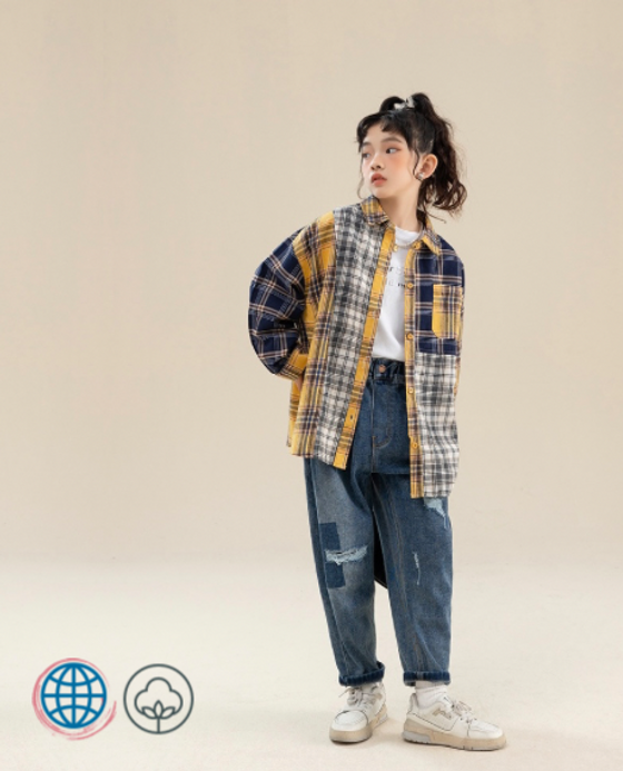 Teen Plaid Shirt Long Sleeve Blouse for Kids Spring Casual Fashion All-match trending Teens School Children Costumes 12 13 14 Years Girls Summer Yellow multicolor Checkered Shirts Teen Plaid Shirt Long Sleeve Blouse for Kids Spring Casual Fashion All-match trending Teens School Children Costumes 12 13 14 Years Girls Summer Yellow multicolor Checkered Shirts
