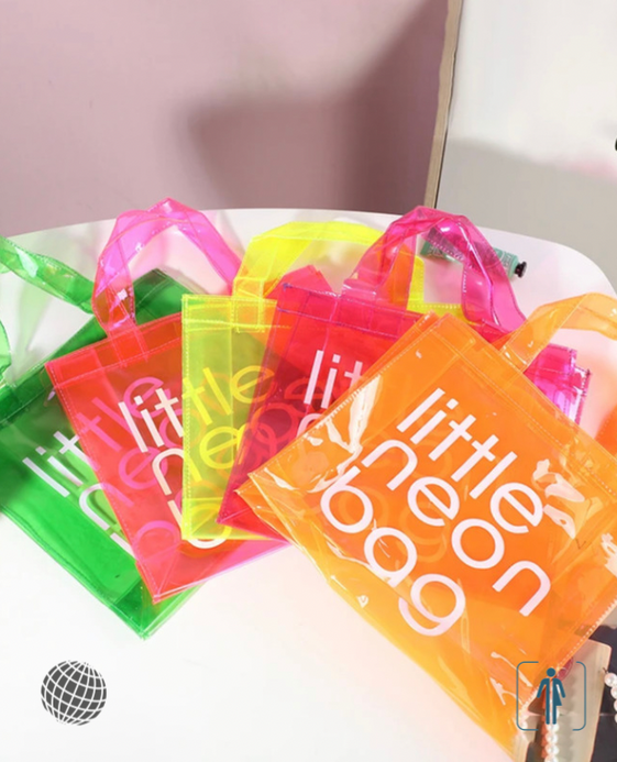 Waterproof Storage Bag Genderful Unisex Anywear Holiday Multifunctional Large Capacity PVC Transparent Wash Vacation Candy Color Handbag Beach Swim Getaway Neon Tote Bags for trending Men Women Waterproof Storage Bag Genderful Unisex Anywear Holiday Multifunctional Large Capacity PVC Transparent Wash Vacation Candy Color Handbag Beach Swim Getaway Neon Tote Bags for trending Men Women