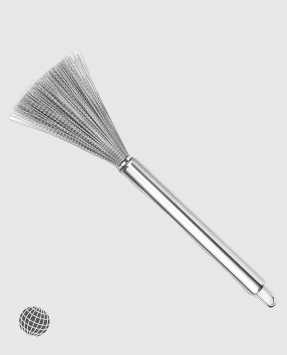304 Stainless Steel Cleaning Brush  Kitchen Rust Pot Strong Decontamination Hangable Bowl trending Cleaning Brushes 304 Stainless Steel Cleaning Brush  Kitchen Rust Pot Strong Decontamination Hangable Bowl trending Cleaning Brushes