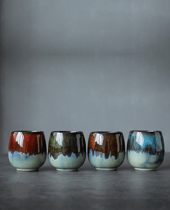 Ceramic Espresso Coffee Mug 80ml Kiln Change Tea Cups Creative Light Luxury Small Latte Tea Cup Beautiful Gift for Dad or Friend Mugs in Trending Blue Green Red Yellow Ceramic Espresso Coffee Mug 80ml Kiln Change Tea Cups Creative Light Luxury Small Latte Tea Cup Beautiful Gift for Dad or Friend Mugs in Trending Blue Green Red Yellow