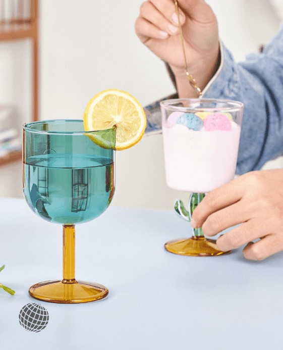 Retro Goblet 250ml Creative Colored Glass Wine Glasses Juice Milk Coffee Cup Original Light Luxury Martini Cocktail Cup Barware Dessert Decorate Trending Goblets Glassware Retro Goblet 250ml Creative Colored Glass Wine Glasses Juice Milk Coffee Cup Original Light Luxury Martini Cocktail Cup Barware Dessert Decorate Trending Goblets Glassware