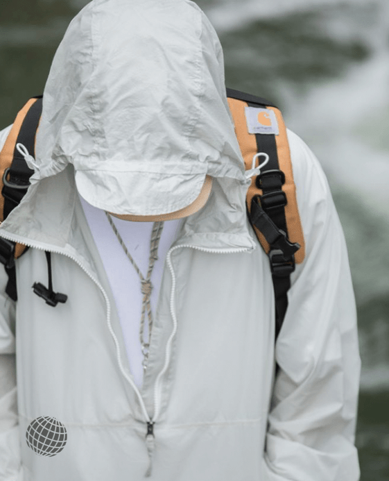 Breathe Hooded Mountaineering Jacket  Unisex Anywear Mens Women’s Loose Sun Protection Korean Casual Breathable Zipper Jackets for Man Woman in trending White