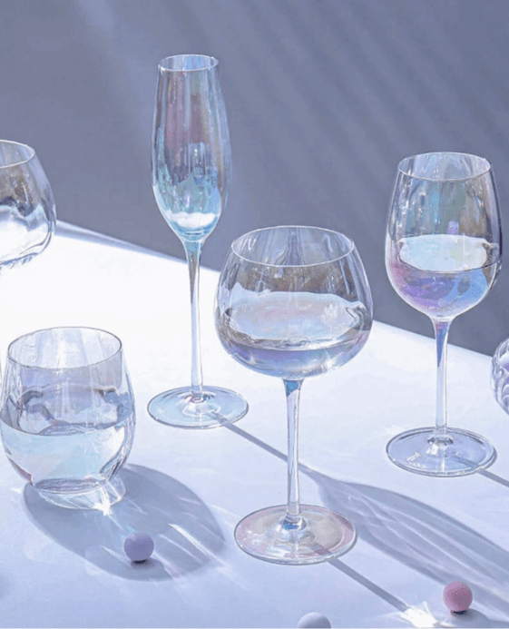 Luxury Colored Glass  Light Rainbow Wine Cups Set Goblet Colorful Crystal  Ice Cream Cup Champagne Glasses Transparent Champagne Trending Glassware Luxury Colored Glass  Light Rainbow Wine Cups Set Goblet Colorful Crystal  Ice Cream Cup Champagne Glasses Transparent Champagne Trending Glassware