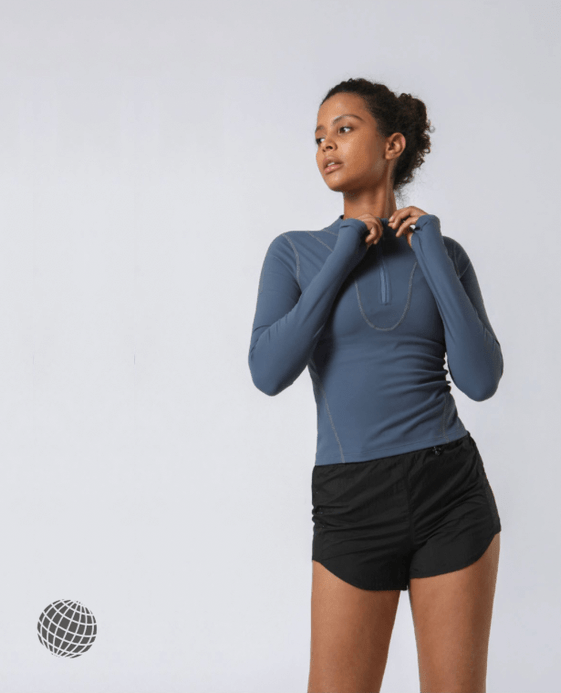 MiteigiYūki Finger-Hole Top Women’s Mockneck Activewear Gym Fitness Clothing Long Sleeve Half Zipper Fashion Sport Wear Full Length T-Shirt Sportswear Tops Plus Size Sports T-Shirts for Woman in trending Gray grey Blue MiteigiYūki Finger-Hole Top Women’s Mockneck Activewear Gym Fitness Clothing Long Sleeve Half Zipper Fashion Sport Wear Full Length T-Shirt Sportswear Tops Plus Size Sports T-Shirts for Woman in trending Gray grey Blue