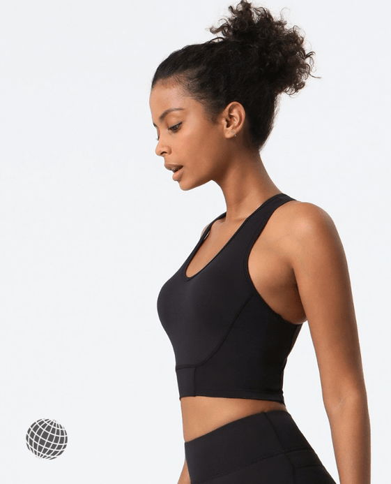 MiteigiYūki Brami Sports Tank Top Women’s Yoga Wear Activewear Summer High Elastic Sport Bras With Chest Pad Fitness Gym Sport Clothings Quickly Dry Plus Size Sportswear for Woman in trending Black MiteigiYūki Brami Sports Tank Top Women’s Yoga Wear Activewear Summer High Elastic Sport Bras With Chest Pad Fitness Gym Sport Clothings Quickly Dry Plus Size Sportswear for Woman in trending Black