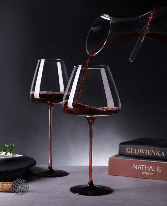 Black Bow Tie Wine Glass Pot Belly Home Color Glasses for Champagne Nordic Light Luxury Lead-Free Crystal Goblet Norway Scandinavia Scandinavian Norwegian trending Glassware Black Bow Tie Wine Glass Pot Belly Home Color Glasses for Champagne Nordic Light Luxury Lead-Free Crystal Goblet Norway Scandinavia Scandinavian Norwegian trending Glassware