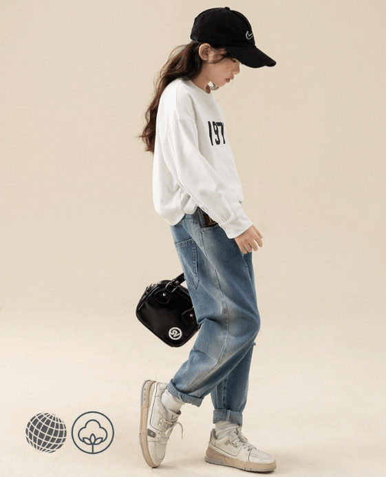 Ripped Jeans Girls Pants Fashion Casual All-match Blue for Kids Spring Autumn Elastic Waist School Children Denim Child’s Trousers for trending Girl Ripped Jeans Girls Pants Fashion Casual All-match Blue for Kids Spring Autumn Elastic Waist School Children Denim Child’s Trousers for trending Girl