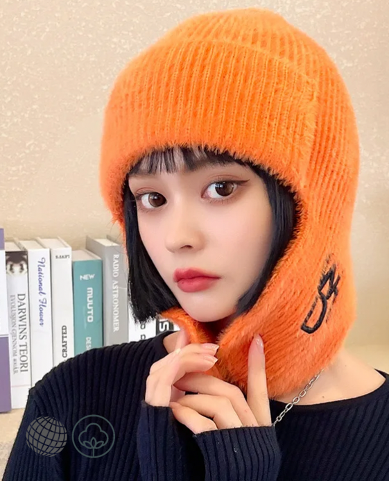 Bomber Hats Women’s Winter Warm Winter Aviator Trooper Ribbed Velvet Warm Ear Protection Beanies Earflap Caps Headwear for trending Woman in Orange Bomber Hats Women’s Winter Warm Winter Aviator Trooper Ribbed Velvet Warm Ear Protection Beanies Earflap Caps Headwear for trending Woman in Orange