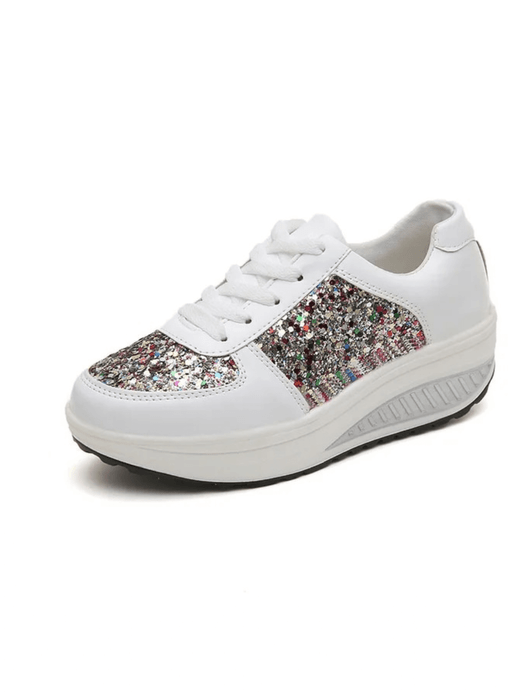 Lace-Up Sneakers white   Women’s Casual Shoes Fashion Breathable Elegant Womens Vulcanized Flats Luxury Footwear for trending Woman