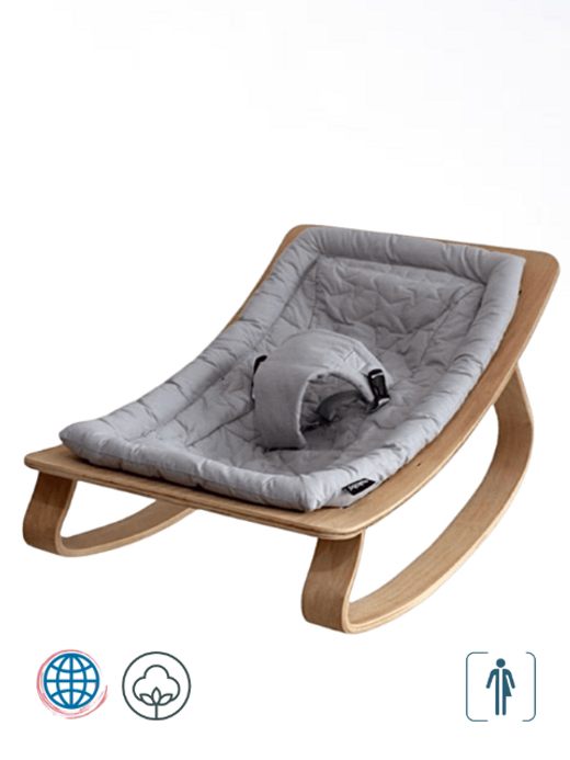Newborn Baby Rocker Chair Natural Wooden Newborns Babies Mommy Lap Rocking Chairs Sleeping Cradle Cribs Bed  Trending Gray / Grey Newborn Baby Rocker Chair Natural Wooden Newborns Babies Mommy Lap Rocking Chairs Sleeping Cradle Cribs Bed  Trending Gray / Grey