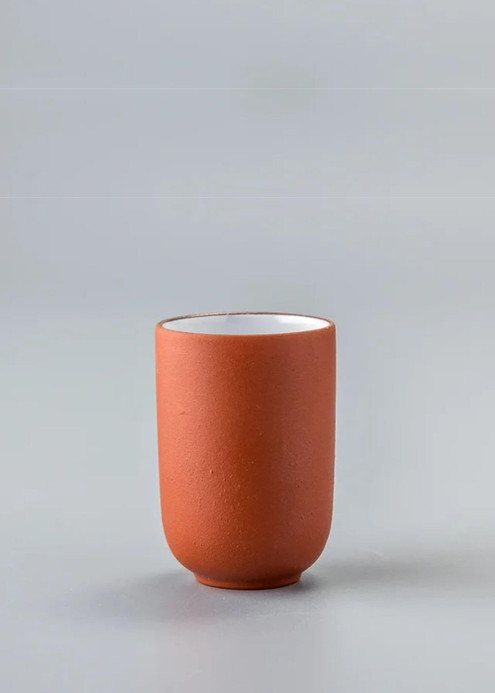 Handmade Porcelain Teacup 6-Piece orange  Purple Clay Mugs Ceramic Teacup Japanese Mug Jingdezhen Teacups Set Bowl Puer Cute Tea ceremony Cups with white interior Handmade Porcelain Teacup 6-Piece orange  Purple Clay Mugs Ceramic Teacup Japanese Mug Jingdezhen Teacups Set Bowl Puer Cute Tea ceremony Cups with white interior