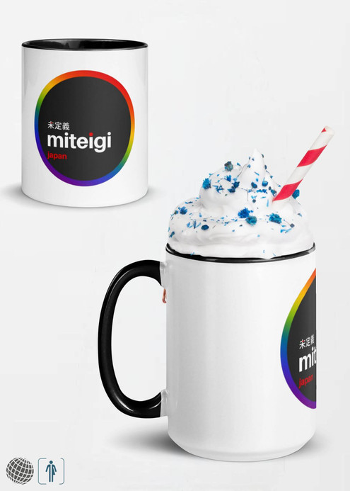 miteigi Logo Pride Mug Branded product item Men’s Women’s unisex LBGTQ+ coffee drinks mugs Colorful multicolor drinking milk cups for man woman in black 11oz 15oz miteigi Logo Pride Mug Branded product item Men’s Women’s unisex LBGTQ+ coffee drinks mugs Colorful multicolor drinking milk cups for man woman in black 11oz 15oz