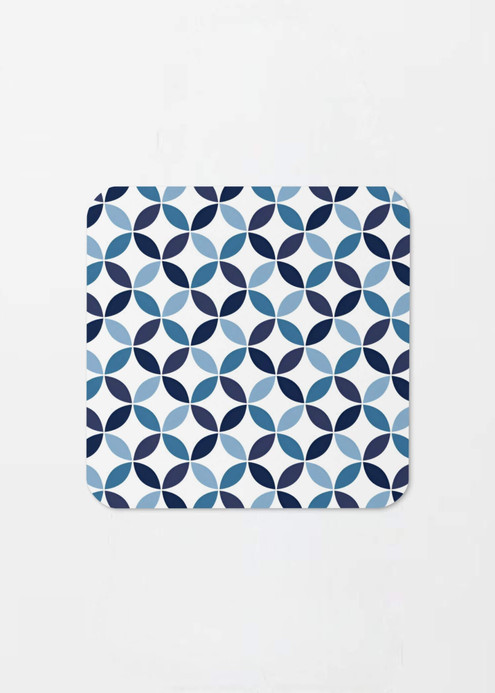 Cork-Back miteigi Supanova Coaster indigo Traditional Japanese circle pattern designed by miteigi drinks coasters in blue with white circles pattern Cork-Back miteigi Supanova Coaster indigo Traditional Japanese circle pattern designed by miteigi drinks coasters in blue with white circles pattern
