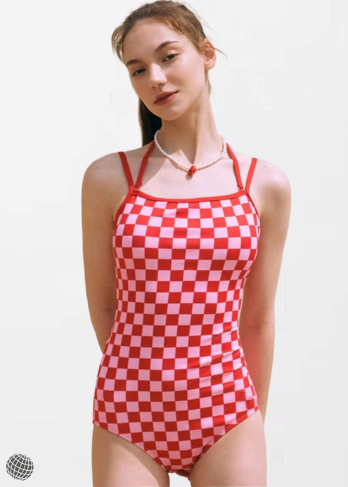 Push Up Swimsuit red miteigi Women’s One Piece Plaid Swimwear Square neck Bathing Suits Sexy Monokini Beachwear Swimsuits for Woman Plus size Womens vacation Korean Style Push Up Swimsuit red miteigi Women’s One Piece Plaid Swimwear Square neck Bathing Suits Sexy Monokini Beachwear Swimsuits for Woman Plus size Womens vacation Korean Style
