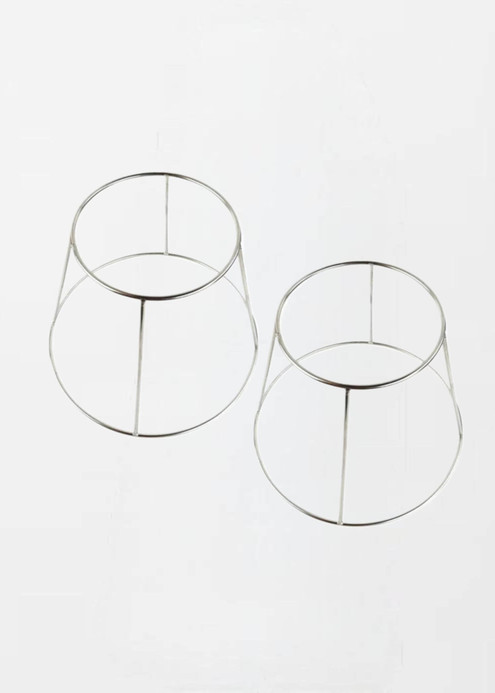 Tray Rack Stand 2-Piece Set  Holder Food Serving Riser Seafood Pizza Platters Plate Metal Display Storage Platter Dish Steel Stainless Round Stands in silver Tray Rack Stand 2-Piece Set  Holder Food Serving Riser Seafood Pizza Platters Plate Metal Display Storage Platter Dish Steel Stainless Round Stands in silver