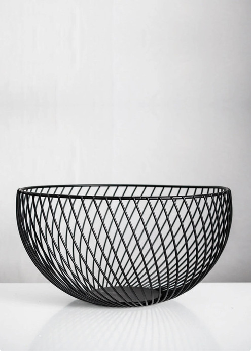 Wire Fruit Basket  Metal Bowl Storage Stackable Serving Tray Platter Holders for Snack Vegetables Bread Organizers Baskets in Black Wire Fruit Basket  Metal Bowl Storage Stackable Serving Tray Platter Holders for Snack Vegetables Bread Organizers Baskets in Black