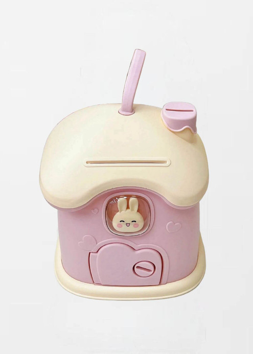 Bunny Piggy Bank Children’s kids House Coin Holder Money Banks Safe Box Rabbit Mysterious Box Cute Room Decor Cash Savings Bills Moneybox banks in pink Bunny Piggy Bank Children’s kids House Coin Holder Money Banks Safe Box Rabbit Mysterious Box Cute Room Decor Cash Savings Bills Moneybox banks in pink