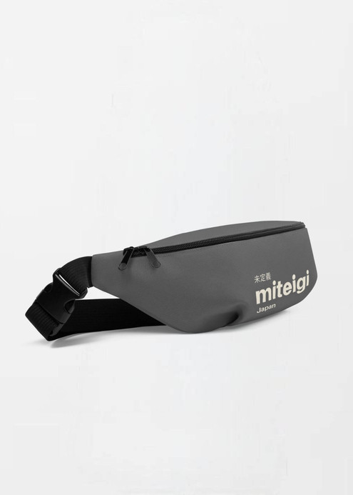 Fanny Pack miteigi Logo Branded product item everyday Fitness Sports Activewear by miteigi products brand items luggage crossover crossbody baggage getaway vacation holiday packs bags in Charcoal Gray grey with cosmic white Fanny Pack miteigi Logo Branded product item everyday Fitness Sports Activewear by miteigi products brand items luggage crossover crossbody baggage getaway vacation holiday packs bags in Charcoal Gray grey with cosmic white