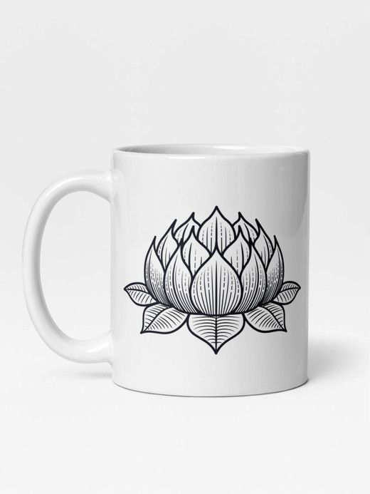 Glossy Lotus Flower Scribed Mug       Cartoon floral plant character drinks cup coffee, tea, juice, milk drinking cups miteigi branded product item tumblers ceramics in white with black ink pattern Ceramic Anime Gifts Japanese flowers mugs Glossy Lotus Flower Scribed Mug       Cartoon floral plant character drinks cup coffee, tea, juice, milk drinking cups miteigi branded product item tumblers ceramics in white with black ink pattern Ceramic Anime Gifts Japanese flowers mugs