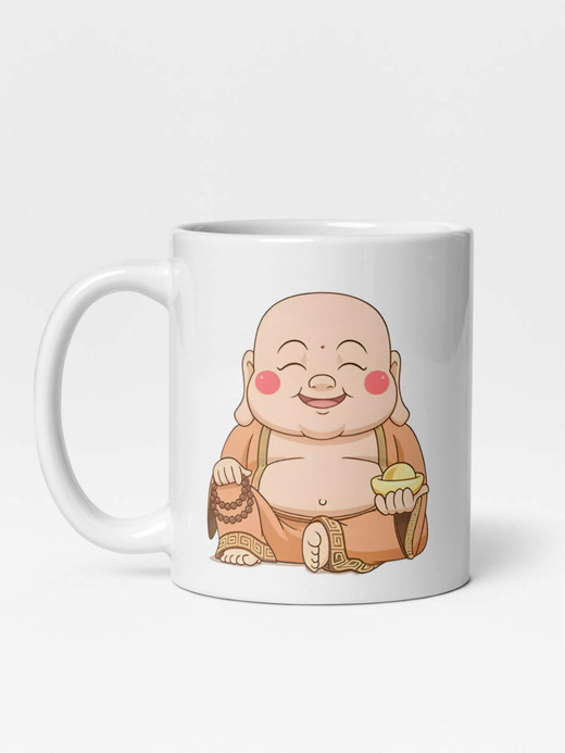 Happy Buddha Mug Thai religious design drinks cup coffee, tea, juice, milk drinking cups anime characters tumblers ceramics cartoon pattern in white with beige multicolor ink design collections sitting with prayer beads buddhas monk Thailand souvenirs collectors mugs Happy Buddha Mug Thai religious design drinks cup coffee, tea, juice, milk drinking cups anime characters tumblers ceramics cartoon pattern in white with beige multicolor ink design collections sitting with prayer beads buddhas monk Thailand souvenirs collectors mugs