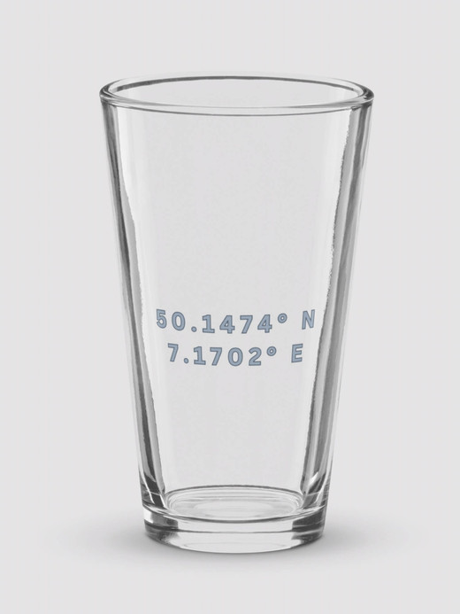 LATITUDE° Shaker Pint Glass de    16-Oz GPS Shop global positioning longitude and latitude map reference position numbers for Cochem, in the Cochem-Zell district Rhineland-Palatinate, of Germany summer outdoor entertaining drinks beer, cider, Guiness, cocktails, wine, juice, milk drinking glasses transparent with Myst blue, light memories green numbers letters design tumblers Glassware Transparent clear German entertainment tumblers gifting barware event party gifts LATITUDE° Shaker Pint Glass de    16-Oz GPS Shop global positioning longitude and latitude map reference position numbers for Cochem, in the Cochem-Zell district Rhineland-Palatinate, of Germany summer outdoor entertaining drinks beer, cider, Guiness, cocktails, wine, juice, milk drinking glasses transparent with Myst blue, light memories green numbers letters design tumblers Glassware Transparent clear German entertainment tumblers gifting barware event party gifts