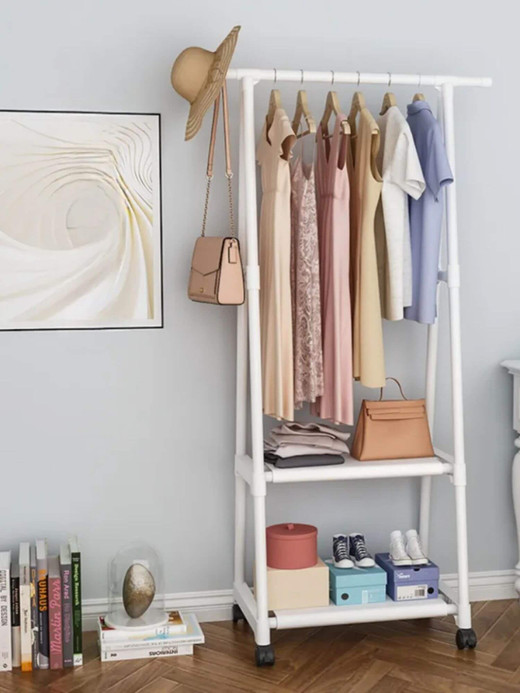 Standing Coat Rack white Triangle pulley with wheels household simple cool outerwear shelf Entryway Foyer Bedroom hanging clothes storage racks wardrobes Standing Coat Rack white Triangle pulley with wheels household simple cool outerwear shelf Entryway Foyer Bedroom hanging clothes storage racks wardrobes