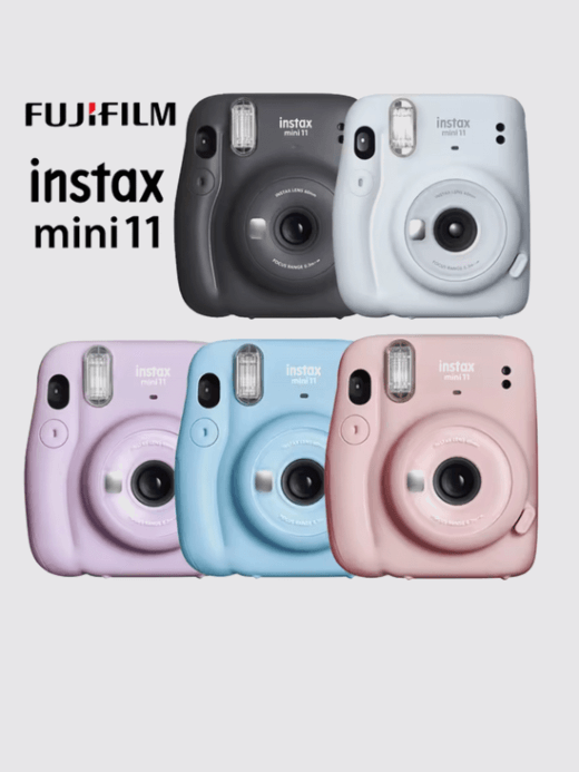 Original Fujifilm Instax Mini 11 Instant Camera Kit with 40 sheets mini film paper camera shoulder strap bag Party vacation getaway holiday accessories bundle kits in Lilac Purple, Blush Pink, Sky Blue, White, Black Original Fujifilm Instax Mini 11 Instant Camera Kit with 40 sheets mini film paper camera shoulder strap bag Party vacation getaway holiday accessories bundle kits in Lilac Purple, Blush Pink, Sky Blue, White, Black