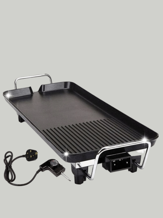 Electric Table Top Grill Barbecue non-stick Japanese Teppanyaki tray Smokeless BBQ barbecue hot plate grills for party camping outdoor garden Festival cooking cookware appliances in black Charcoal gray grey Electric Table Top Grill Barbecue non-stick Japanese Teppanyaki tray Smokeless BBQ barbecue hot plate grills for party camping outdoor garden Festival cooking cookware appliances in black Charcoal gray grey