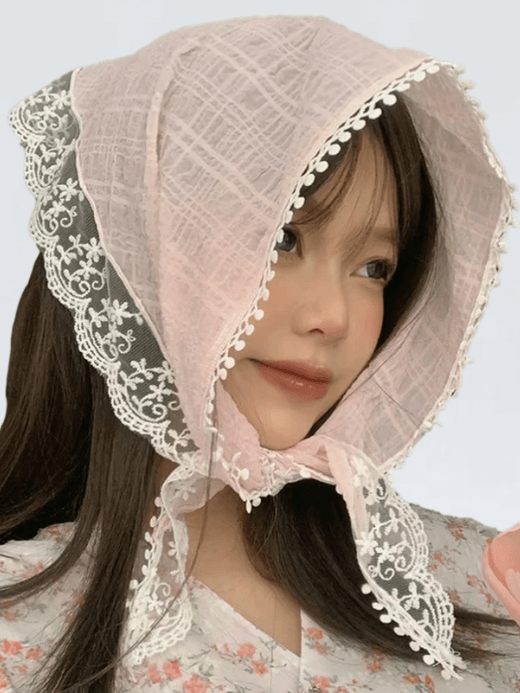 Lace Hair Scarf pink  Women’s Boho French look Ins Floral Print Transparent Headscarf for woman Hat Retro Triangle Head Hair Bands scarves Womens Travel bohemian headwear Headbands Bohemia accessories Headscarves Lace Hair Scarf pink  Women’s Boho French look Ins Floral Print Transparent Headscarf for woman Hat Retro Triangle Head Hair Bands scarves Womens Travel bohemian headwear Headbands Bohemia accessories Headscarves