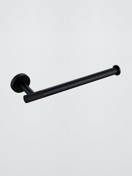 Modern Flat-End Matte Black Wall-Mounted Towel Bar Office home Bathroom Shower bath bars Modern Flat-End Matte Black Wall-Mounted Towel Bar Office home Bathroom Shower bath bars