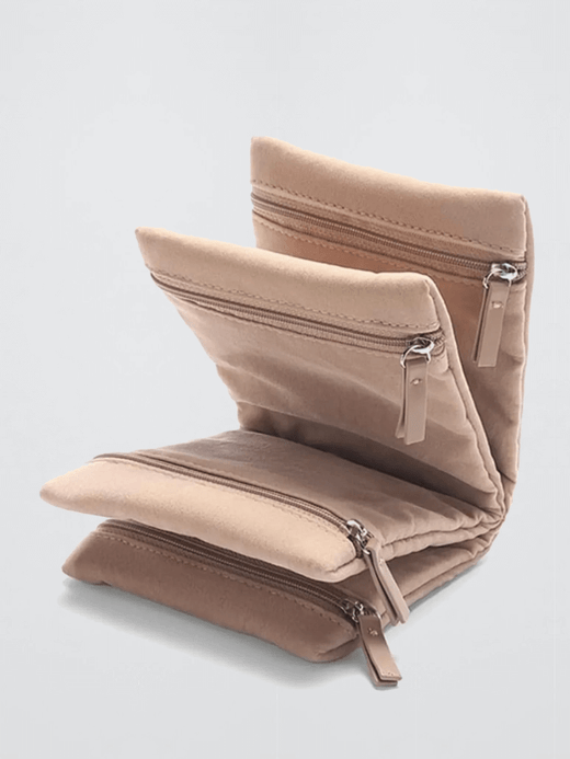 Velvet tassel portable soft multifunctional Jewelry storage pouch bag in Khaki brown bags Velvet tassel portable soft multifunctional Jewelry storage pouch bag in Khaki brown bags