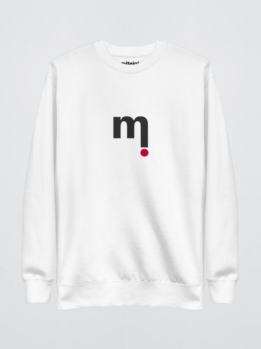 Genflex genderful gender neutral unisex Men’s man mens Women’s woman womens Petite-, tall-, plus-, size mi Shopify Playlist Crewneck long sleeves with dropped shoulders band hem cuffs and trim round o-neck Sweatshirts in white with miteigi branded logo Genflex genderful gender neutral unisex Men’s man mens Women’s woman womens Petite-, tall-, plus-, size mi Shopify Playlist Crewneck long sleeves with dropped shoulders band hem cuffs and trim round o-neck Sweatshirts in white with miteigi branded logo