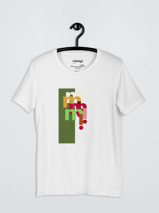 Genflex gender neutral unisex Men’s man mens Women's woman womens petite-, tall-, plus-, size Casual miteigi crewneck short sleeves regular length cotton round o-neck fashion tops T-shirts in white with olive green multi color Genflex gender neutral unisex Men’s man mens Women's woman womens petite-, tall-, plus-, size Casual miteigi crewneck short sleeves regular length cotton round o-neck fashion tops T-shirts in white with olive green multi color