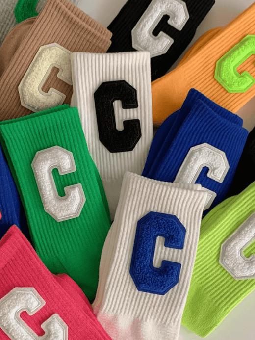 Genflex Gender Neutral unisex Women’s woman womens Men’s man mens genderfluid Autumn Fall, Winter and Spring Korean Colorful Big C Letter Cotton Breathable Fashion Hip Pop Street Sports Ribbed Crew Socks in White, with black, Black, with white, White, with blue, White, with green, Black, with green, Green, with white, Rose red pink, with white, Blue, with rose red pink, Lime green, with white, Blue, with white, Mango orange, with light green, Dessert brown, with cream, Gray, with green Genflex Gender Neutral unisex Women’s woman womens Men’s man mens genderfluid Autumn Fall, Winter and Spring Korean Colorful Big C Letter Cotton Breathable Fashion Hip Pop Street Sports Ribbed Crew Socks in White, with black, Black, with white, White, with blue, White, with green, Black, with green, Green, with white, Rose red pink, with white, Blue, with rose red pink, Lime green, with white, Blue, with white, Mango orange, with light green, Dessert brown, with cream, Gray, with green