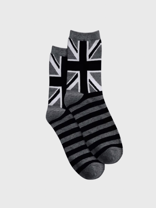 Genflex gender neutral unisex Men’s man mens Women’s woman womens Couples 1 Pair Cotton Spring Autumn Fall Winter Funny cartoon UK United Kingdom Great Britain Union Jack country flag pattern Colorful EUR37-43 ankle crew socks in Gray grey Genflex gender neutral unisex Men’s man mens Women’s woman womens Couples 1 Pair Cotton Spring Autumn Fall Winter Funny cartoon UK United Kingdom Great Britain Union Jack country flag pattern Colorful EUR37-43 ankle crew socks in Gray grey
