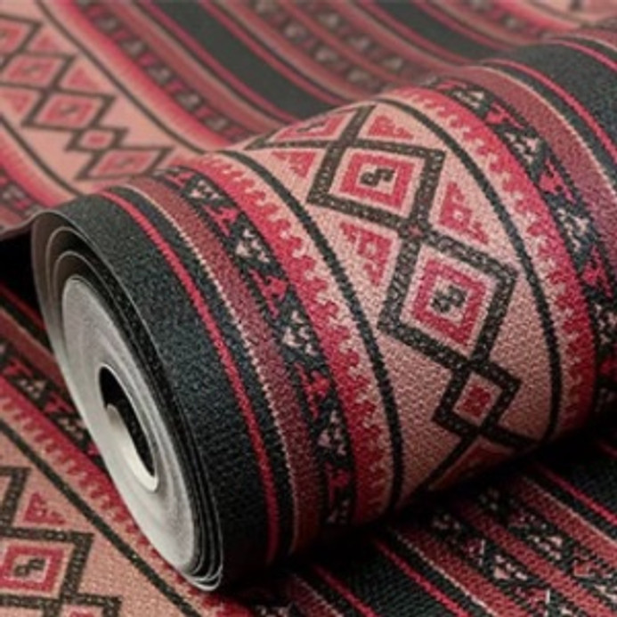 Nordic Striped Wallpaper Retro Living Room Bedroom Hotel Background PVC Waterproof 3D Geometry Grid Wall Paper in burgundy wine red Nordic Striped Wallpaper Retro Living Room Bedroom Hotel Background PVC Waterproof 3D Geometry Grid Wall Paper in burgundy wine red