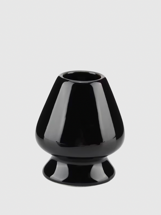 Ceramic Matcha Whisk Stand Holder for Bamboo Matcha Chasen for Tea ceremony Set Accessories holders in black