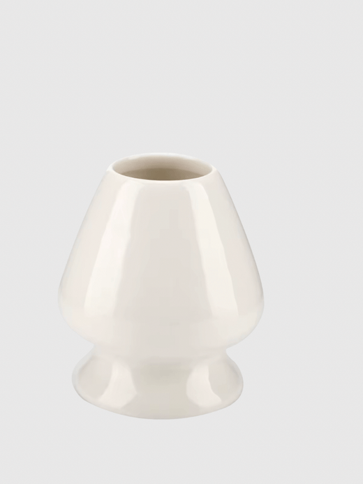 Ceramic Matcha Whisk Stand Holder for Bamboo Matcha Chasen for Tea ceremony Set Accessories holders in white